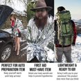 thumbnail image 2 of Emergency Mylar Thermal Blankets, Survival Kit Camping Blanket, Windproof & Waterproof Shield, High-Visibility Rescue Signal, 2 of 4