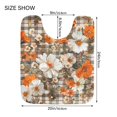 thumbnail image 5 of Yayeee Bath Rugs for Bathroom Floor Set of 2 Non Slip Fluffy Soft Absorbent Mat, Rustic Floral, 5 of 7