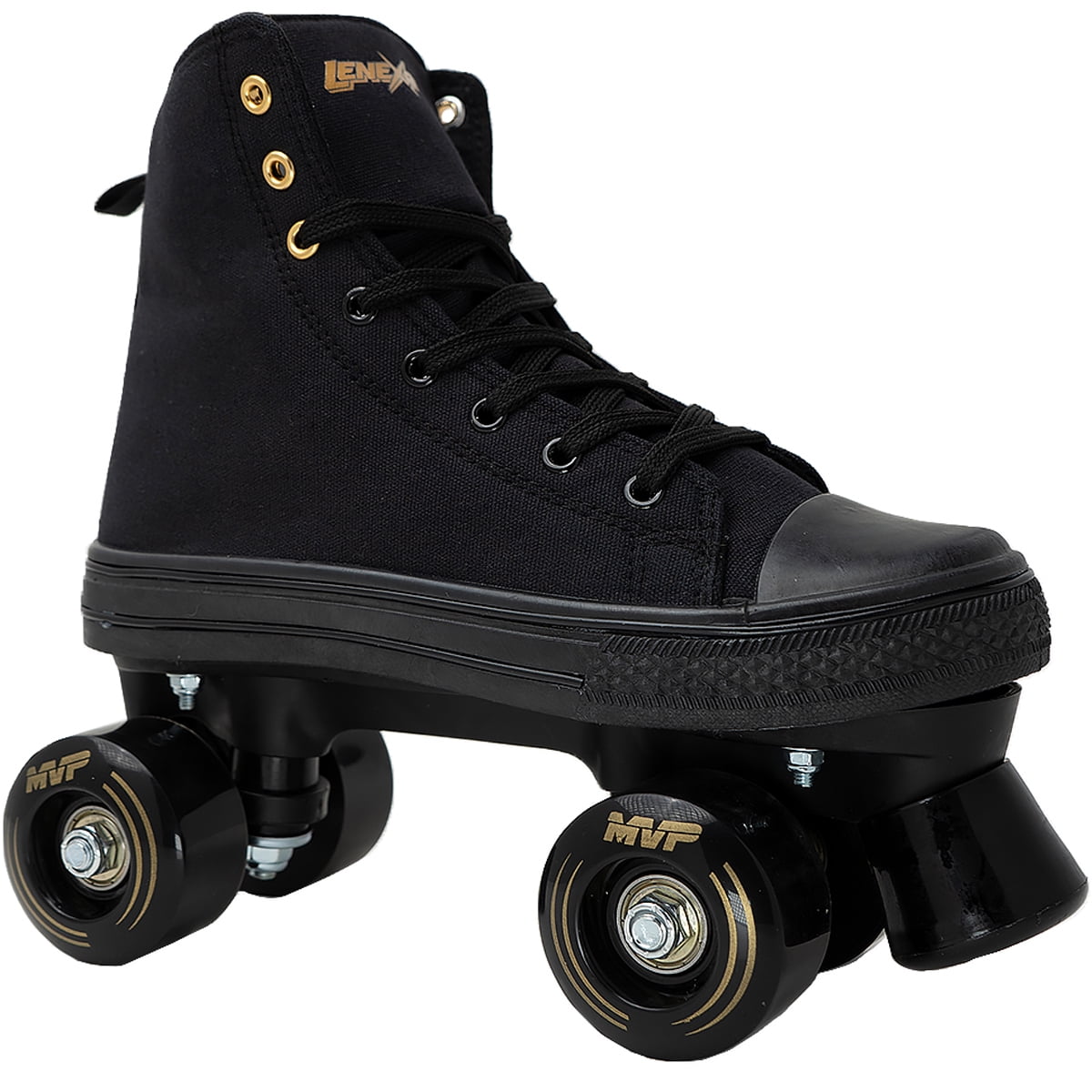 Unisex Roller Skates Artificial Fur Classic High-top Skates Shoes Double-Row Four Shiny Wheels for Womens Mens Boys and Girls