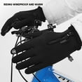 thumbnail image 6 of Winter Touchscreen Gloves, Windproof Thermal Insulated Gloves for Outdoor Sports, Cold Weather Cycling, Driving, Hiking, Skiing Use, 6 of 7