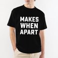 thumbnail image 3 of Tees Couple Matching Theme Shirts Nothing Makes Sense Tee Shirt Boyfriend Girlfriend Husband Wife T-Shirts, 3 of 7