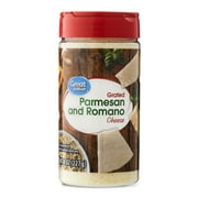 Great Value Grated Parmesan and Romano Cheese, 8 oz Bottle