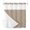 Beige, variant on Yellow Felt Texture No Hook Shower Curtain and Snap in Liner Set, Minimalist Solid Mottled Surface Background Waterproof Shower Curtain Liner Set with Mesh Top Window for Bathroom 36x72in