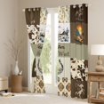 thumbnail image 3 of Manfei Outdoor Adventure Blackout Curtains Set of 2 (52x84 Each),Rustic Coboy Horseshoe Window Curtains,Tropical Desert Cactus Curtains and Drapes For Men Women,Ultra Soft Home Decor, 3 of 6