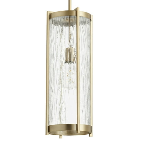 

Quorum International 810 19 Tall Mini Pendant - Brass