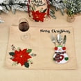 8 Pcs Christmas Cutlery Bag,Cute Snowman Silverware Tableware Holder
