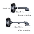 thumbnail image 3 of BotaniNest Portable Fan Suction Fan | Strong Suction Adjustable Windshield Fan Low Noise Telescopic 3 Speed Compact Air Circulator, 3 of 6