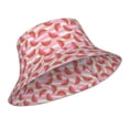 thumbnail image 2 of Kll Sweet Watermelon Bucket Hat For Women Men Packable Travel Beach Sun Hat Outdoor Rave Accessories Reflective Fisherman Cap, 2 of 9