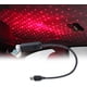 thumbnail image 1 of Proyector LED de techo para coche, lámpara de estrella roja, luces nocturnas, lámpara de galaxia ambiental interior, luz decorativa, enchufe USB, 1 of 4