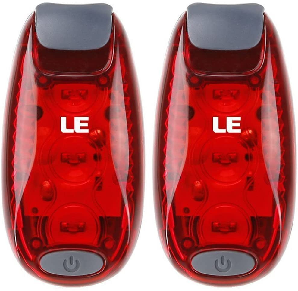 LE LED Safety Lights, Clip on Strobe Running Collar Lights for Runners