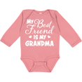 thumbnail image 3 of Inktastic My Best Friend is My Grandma with Hearts Boys or Girls Long Sleeve Baby Bodysuit, 3 of 5