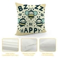 thumbnail image 4 of Leisuo Hello Sunshine Throw Pillow Covers, Honeycomb Sunshine Summer Cushion Case for Sofa Couch, 4 of 5