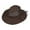 Coffee, variant on Bucket Hats Outdoor Solid Color Cap Fisherman Cap Fishing Cap Sun Visor Cap Mountaineering Net Cap Black