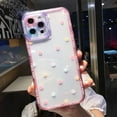 thumbnail image 4 of Compatible with iPhone Case,Cute Colorful Polka Dot Frame Edge Camera Lens Protection Clear Soft Shockproof Cover Women Girls Phone Case (Pink,iPhone 11 Pro Max), 4 of 7