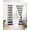Grey, variant on Anchor Gray Blackout Curtains 63 Inches Long for Bedroom, Modern Navy Blue White Striped Nautical Thermal Insulated Room Darkening Black Out Window Curtain Panels Grommet Drapes for Living Room