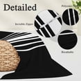 thumbnail image 3 of Black White Stripe Body Pillow Covers, Modern Rustic Vertical Striped Soft Breathable Throw Pillow Cases with Invisible Zipper, Decorative Pillowcase Pillows Protectors for Sofa Bed Couchair 20"x54", 3 of 9