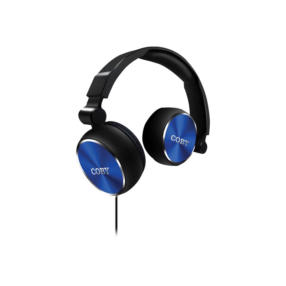COBY CVE804 Headphones with mic onear wired 3.5 mm jack