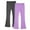 Wine A1, variant on 2 Pack Pants for Girls Trendy Elastic Waisted Casual Flare Yoga Trousers Kids Clothes Girls Size 3-14