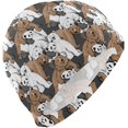 thumbnail image 1 of FYBTO Swimming Cap Three Bears Funny Panda Unisex Adult FYBTO Polyester, 1 of 4