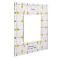 thumbnail image 2 of KAKOWELY 1Pc Square Shape Sewing Ruler Clothing Patchwork Ruler Sewing Cutting Ruler,6.5"X6.5"X0.12", 2 of 4