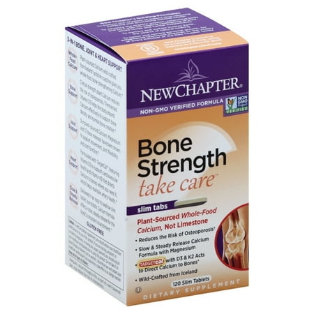 New Chapter - Bone Strength Take Care - 120 Slim (Best Food For Bone Strength)