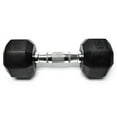 thumbnail image 2 of Power Systems Rubber Octagonal Dumbbell 75 lb., 61575, 2 of 4