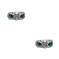thumbnail image 4 of Anillo de búho Sonducket ojo retro Verde 2Conjunto, 4 of 6