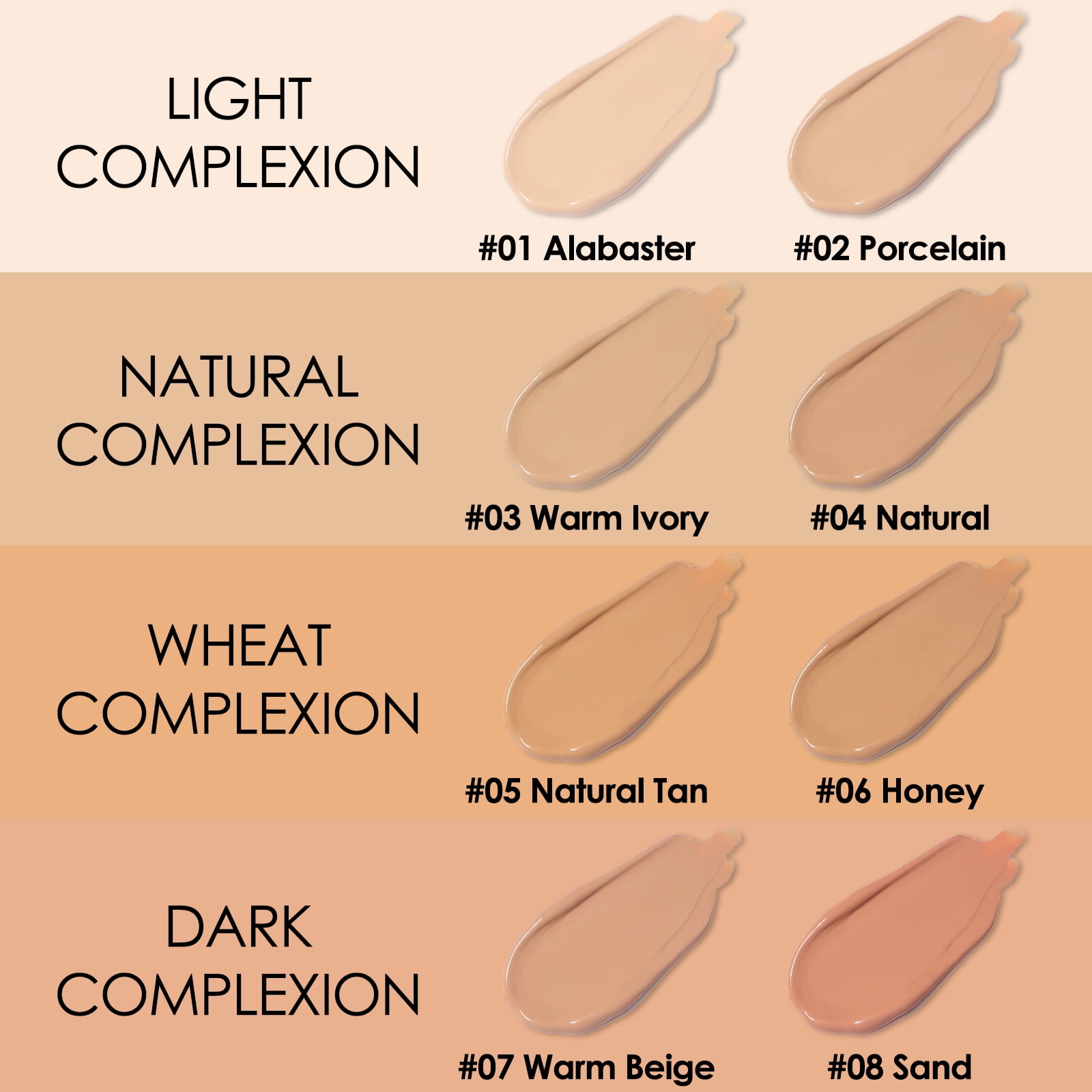 FOCALLURE 2-in-1 Foundation + Concealer – Volle Deckkraft, Langanhaltend, Mit LSF 15, Für Makellosen Teint