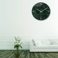 thumbnail image 3 of EeaseMX Reloj de pared con números arábigos, de mármol, acrílico, UV, sin batería, para el hogar y la sala de estar., 3 of 7