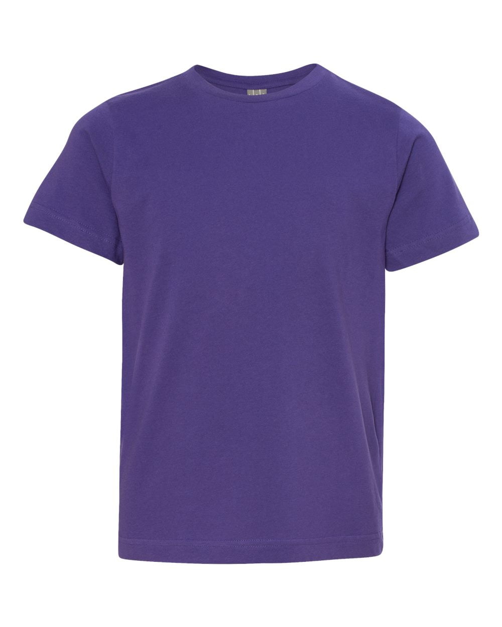 LAT Apparel - LAT Fine Jersey T-Shirt (6101) Purple, M - Walmart.com ...