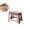 Khaki, variant on 9" Folding Step Stool for Adults, Step Stool with Handle Collapsible Foot Stools, Small Stepping Stool for Bathroom, Bedroom