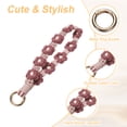 thumbnail image 3 of Uxcell 2 Pcs Correa para Teléfono con Pestañas de Sujeción, Pulsera Lanyard para Teléfono Celular Hecha a Mano para Mujeres y Niñas, Morado, 3 of 7