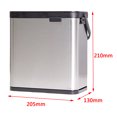 thumbnail image 3 of 4L Kitchen Hanging Trash Can Sealed under Sink Over Cabinet Door for Car RV Office Mountable Dustbin Compost Bucket, 3 of 8