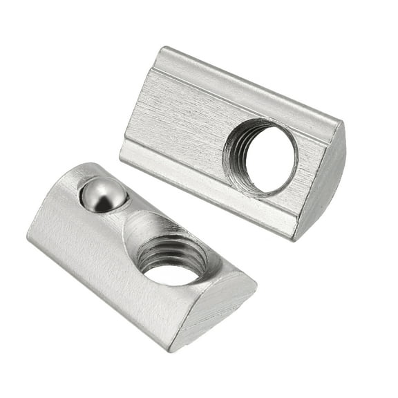 M8 Roll Ball Elastic Nuts for 4040 Series Aluminum Extrusion Profile for 8mm T Slot 4 Pcs