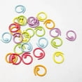 thumbnail image 2 of 100 Uds. Marcadores de puntada de Metal, marcadores de ganchillo en forma helicoidal, marcadores de bloqueo de ganchillo Multicolor (Multicolor), 2 of 5