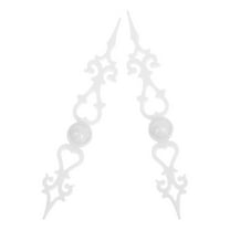 VORCOOL 2Pcs Durable White Clock Hands Replacement for Wall Clock Parts Easy to Install Decor