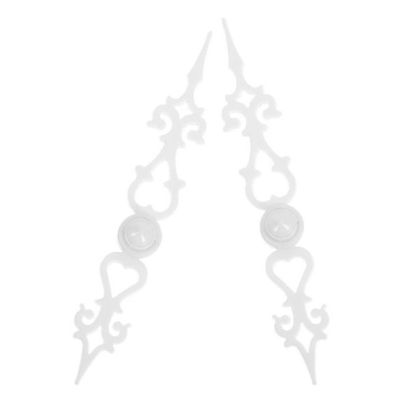 VORCOOL 2Pcs Durable White Clock Hands Replacement for Wall Clock Parts Easy to Install Decor