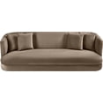thumbnail image 4 of Meridian Furniture Alder Taupe Velvet Sofa, 4 of 17