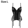 thumbnail image 2 of Corsé sexy lencería para mujer corsé de encaje Bustier liguero correas Overbust Corsette Boudoir trajes, 2 of 7