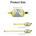 thumbnail image 4 of Colorful Zebra Print Fanny Pack – Cute Belt Bag with Rainbow Stripes, Abstract Animal Pattern, Modern Fashion Vibe, 4 of 4
