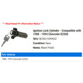 thumbnail image 2 of Ignition Lock Cylinder - Compatible with 1988 - 1994 Chevy K2500 1989 1990 1991 1992 1993, 2 of 2