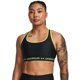 thumbnail image 2 of Sujetador deportivo Under Armour Crossback Mid Impact para mujer, azul marino, 2 of 8