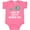 Hot Pink, variant on Inktastic Best Mawmaw Ever Grandchild Boys or Girls Baby Bodysuit