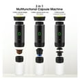 thumbnail image 3 of Wireless Electric Portable Espresso Coffee Machine for Car & Home Camping Coffee Maker 3-in-1 Capsule Powder Travel Coffee Maker ,RV, Hiking, Office, 3 of 6