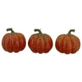 thumbnail image 1 of Lot de 3 Citrouilles de Récolte Artificielles Orange 4", 1 of 2