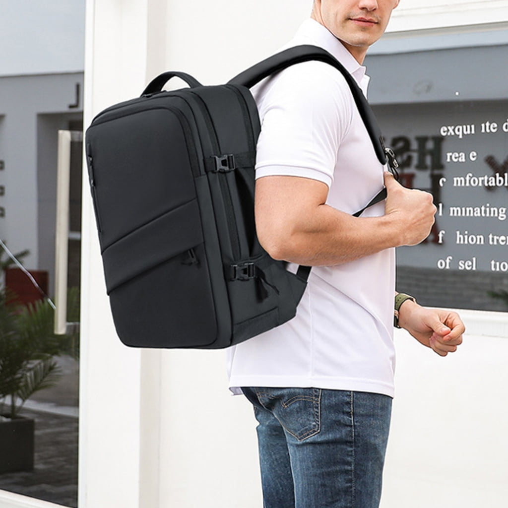 Laptop Computer PC Shoulder Bag Carrying Case with USB Charging Port Briefcases Business Casual School Bag Backpack