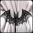 thumbnail image 5 of Halloween Bats Decoration Lace Bat 3D Scary Bat Decor Room Decor Realistic Props for Halloween Window Indoor Outdoor Party Supplies(12 Pieces,Black), 5 of 7