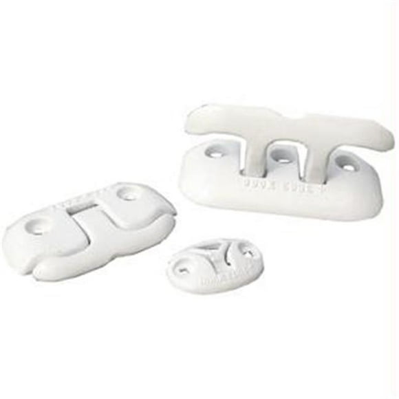 Dock Edge Flip Up Dock Cleat 8 Inch - White