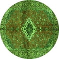 thumbnail image 1 of Ahgly Company Indoor Round Persian Green Traditional Area Rugs, 8' Round, 1 of 1