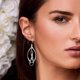 thumbnail image 5 of Pendientes largos para mujer Elegantes Pendientes colgantes de metal Joyería de moda Perfecto para Casual y Formal Ocasiones, 5 of 5